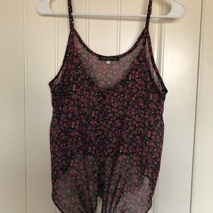 Flowery tank top